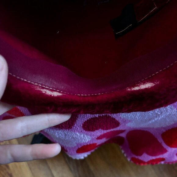 Vintage Red Gwenn Pennington Derby Hat with Feather 22" - Picture 6 of 8